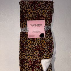 Juicy Couture Leopard Blanket