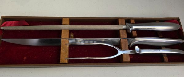 Gerber 3-Piece Carving Set in Wood Box