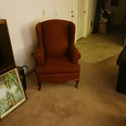 Wingback/Queen Anne-style Chairs 