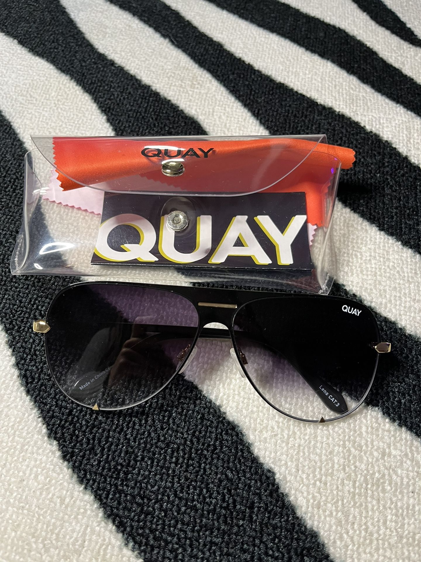 New Quay Maluma Shield Oversized Sunglasses