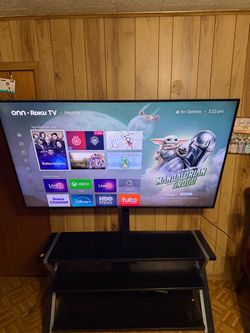 65’ Roku Onn TV with Stand