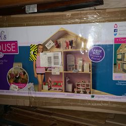 Dollhouse For Use With American Girl Doll Furniture