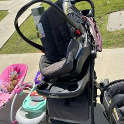 Car Seat And Stroller Set