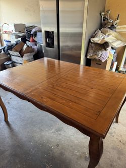 Wood Dining Table Heavy $100