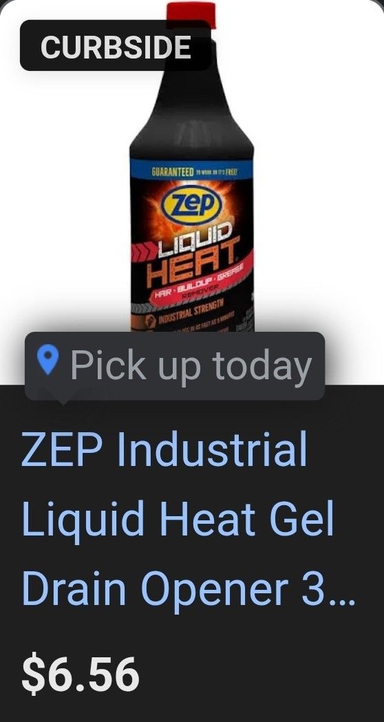 Zep Liquid HEAT Drain Opener