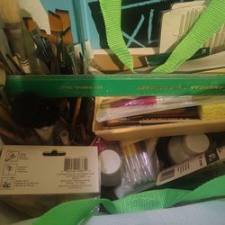 Art & craft supplies.