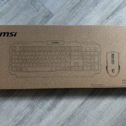 MSI K322 gaming keyboard and mouse combo