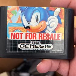 Sega Genesis Sonic The Hedgehog 