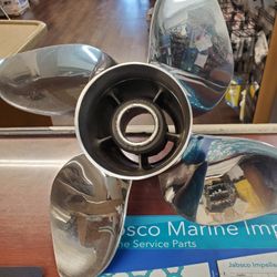 Stainless Outboard Propeller 4 Blade 