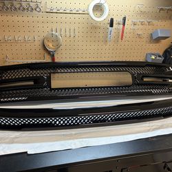 GMC sierra gloss black grill overlay