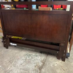 Queen Size Wood Bed frame 