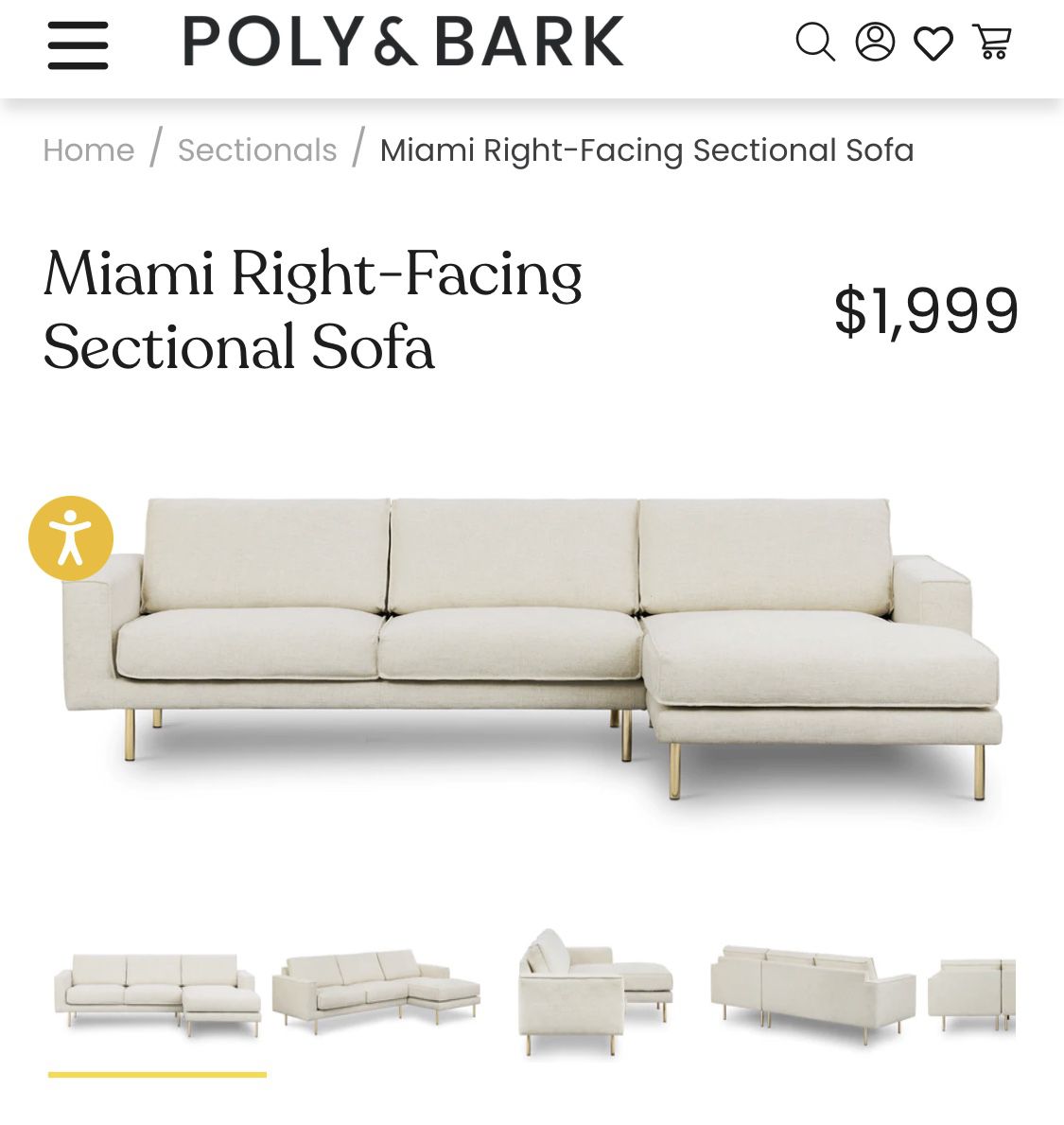 Poly And bark Sectional 