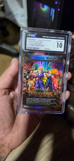 Dragon Ball Super CGC 10 Gold Energy Marker Card