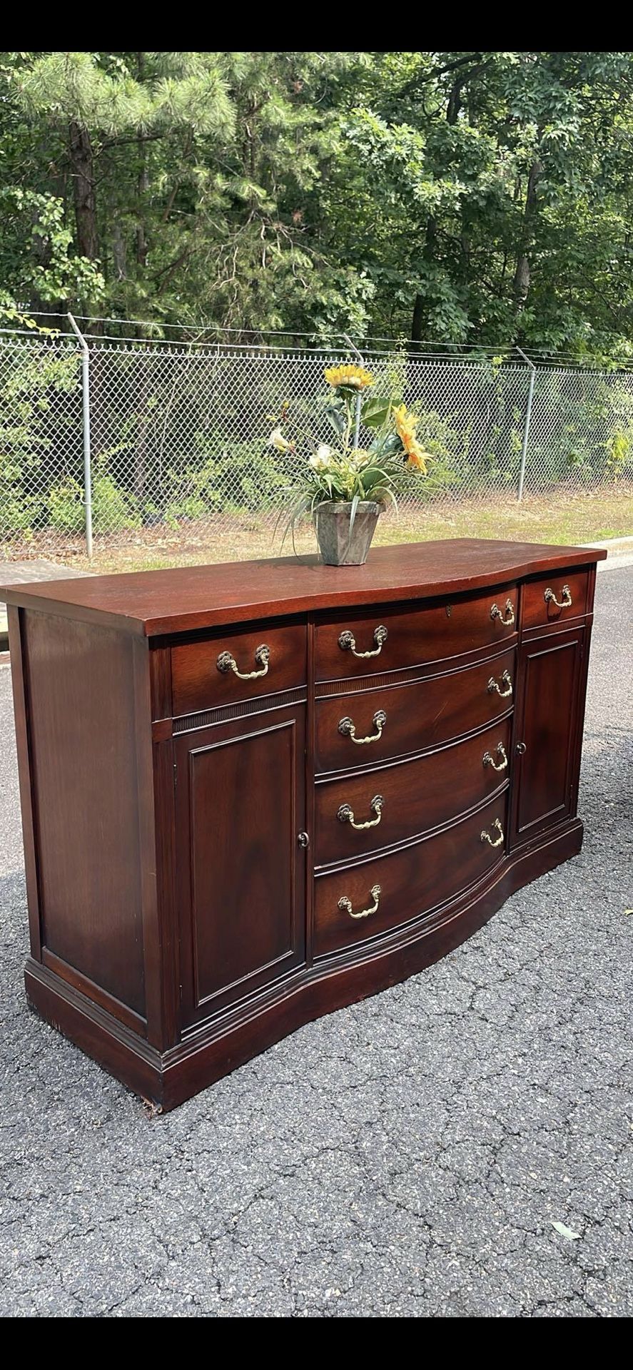 Real Wood Long Dresser With Big Drawers . Drawers Sliding Smoothly. Delivery Available
