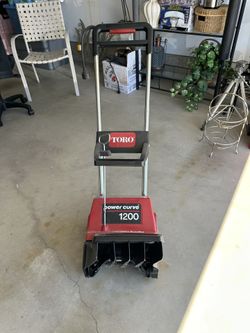 Electric Toro Snowblower 
