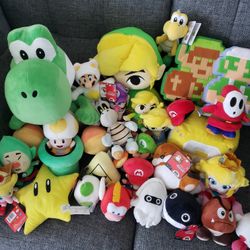 Super Mario And Zelda Plushies