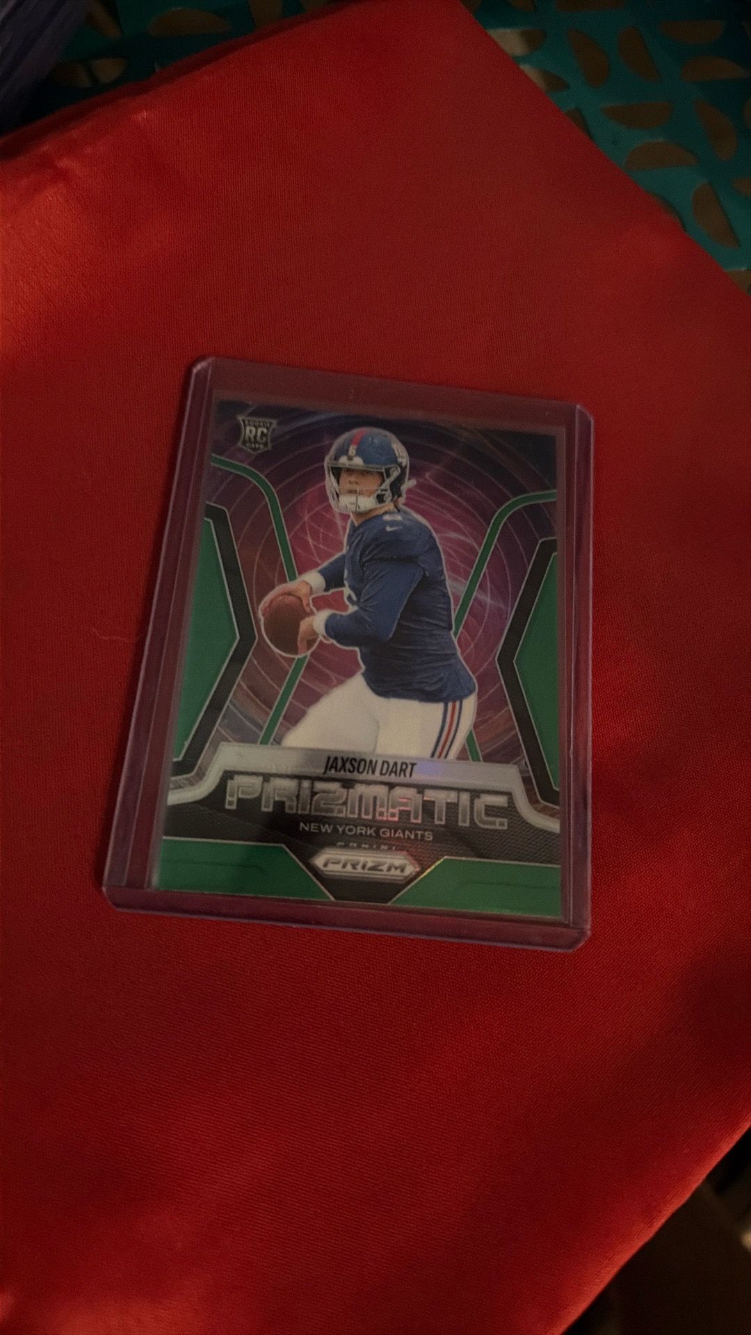 NFL trading card panini prism