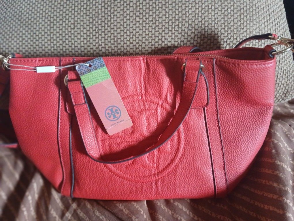 Tory Burch RED TOTE Bag