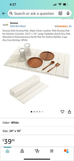 Stone Dish Drying Mat