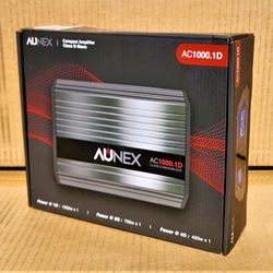 Aunex Power Amp 2000 Watts Monoblock Subwoofer Amplifier AC1000.1D 🚨 Payment Options Available 🚨 No Credit Needed 🚨 