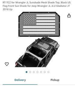 2door Jeep Wrangler Mesh Sunshade