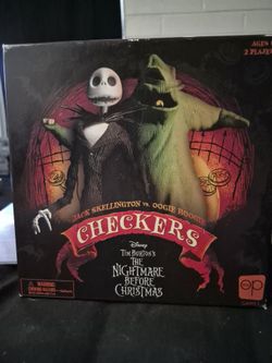 Tim button nightmare before Christmas checkers