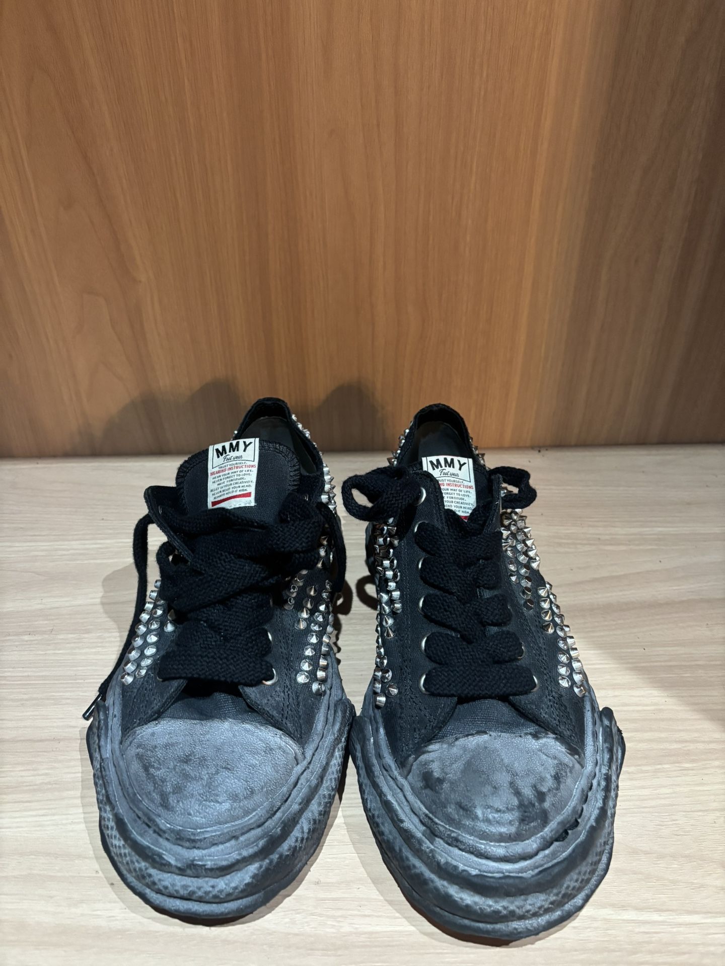 Maison Mihara Yasuhiro Peterson 23 OG Sole Studded Canvas Low Size 12
