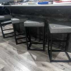 Bar Stools H 30 x W 18 x D 15