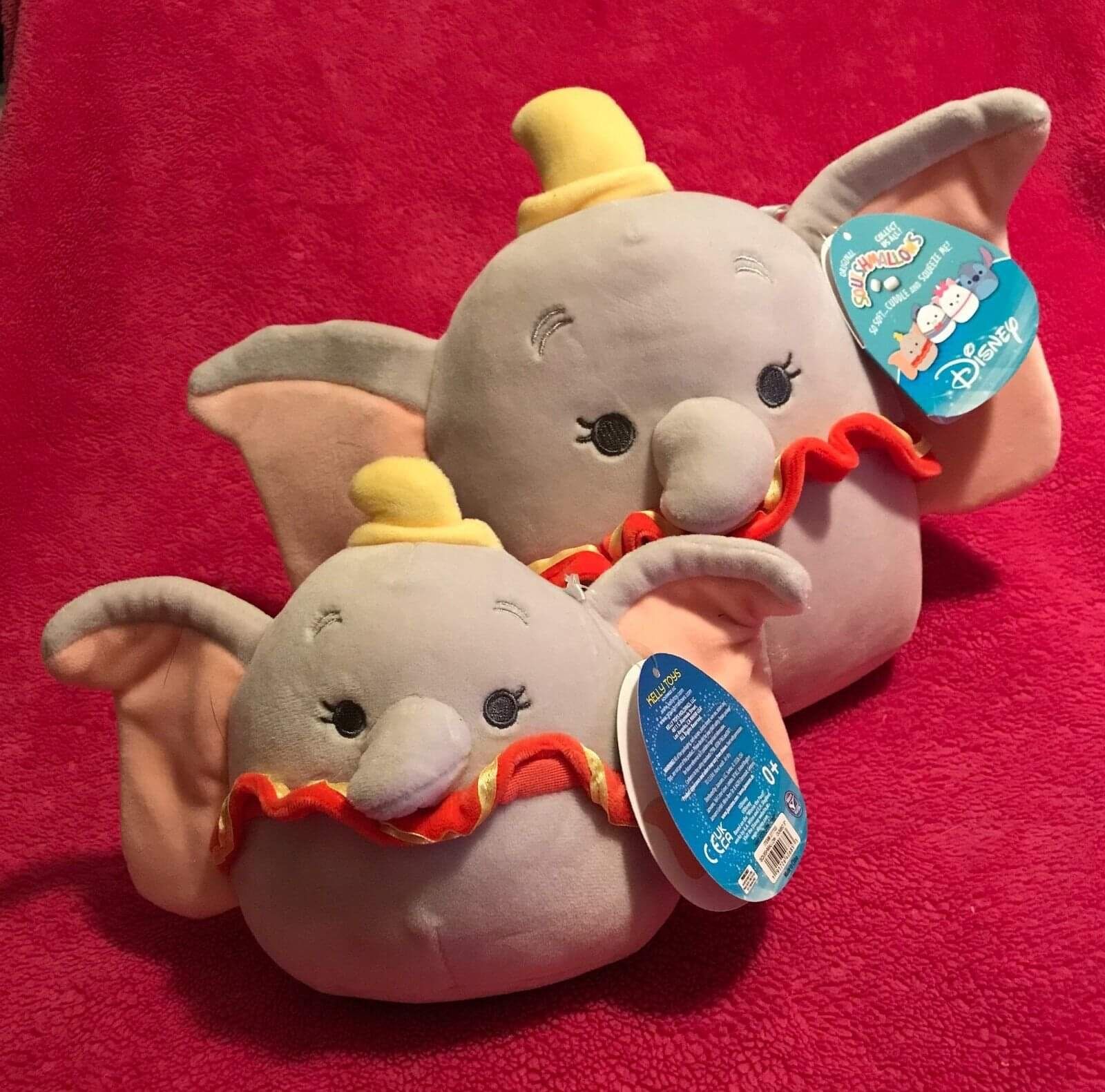 Squishmallows Disney Dumbo 8” and 5” Set Of 2! NEW!