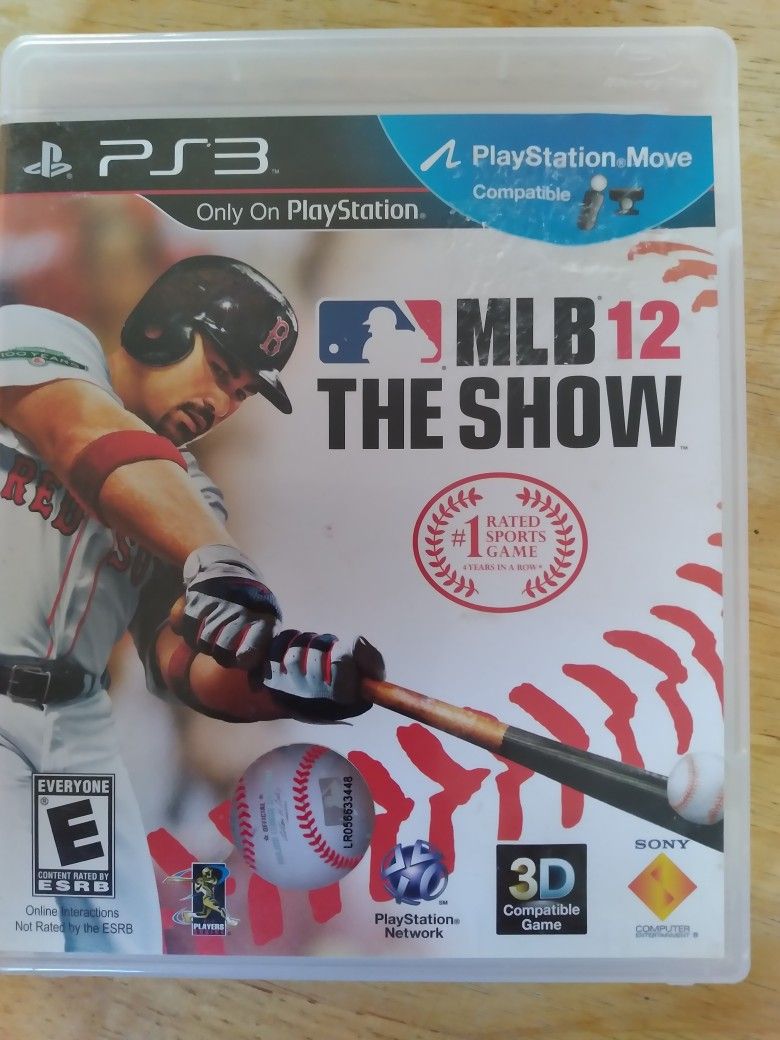 MLB 12 The Show Game For PS3
