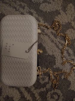 Brand New A New Day Woven Crossbody Clutch Purse NWT