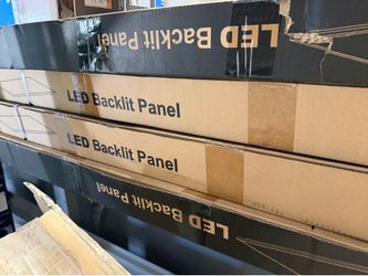 LED Backlit Panel Lights (2 per box) – 8 Total Panels – 30W/40W/50W Selectable