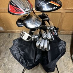 🔥 Complete Premium Golf Set - King Cobra F7 Irons, Drivers, Ping, Cleveland + Extras