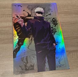 Jujutsu Kaisen Gojo Holographic Custom Wall Art