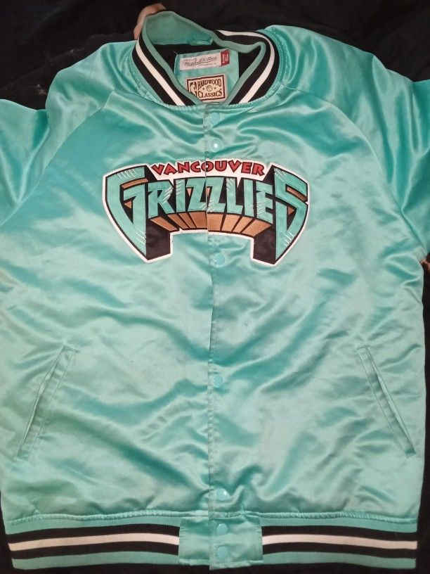 Bomber Vancouver Aqua Green Grizzlies Jacket