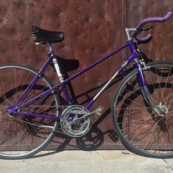 Purple Peugot vintage import French fixie w lugs