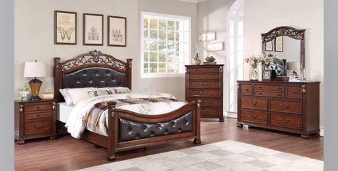 Queen d see size frame and mattress