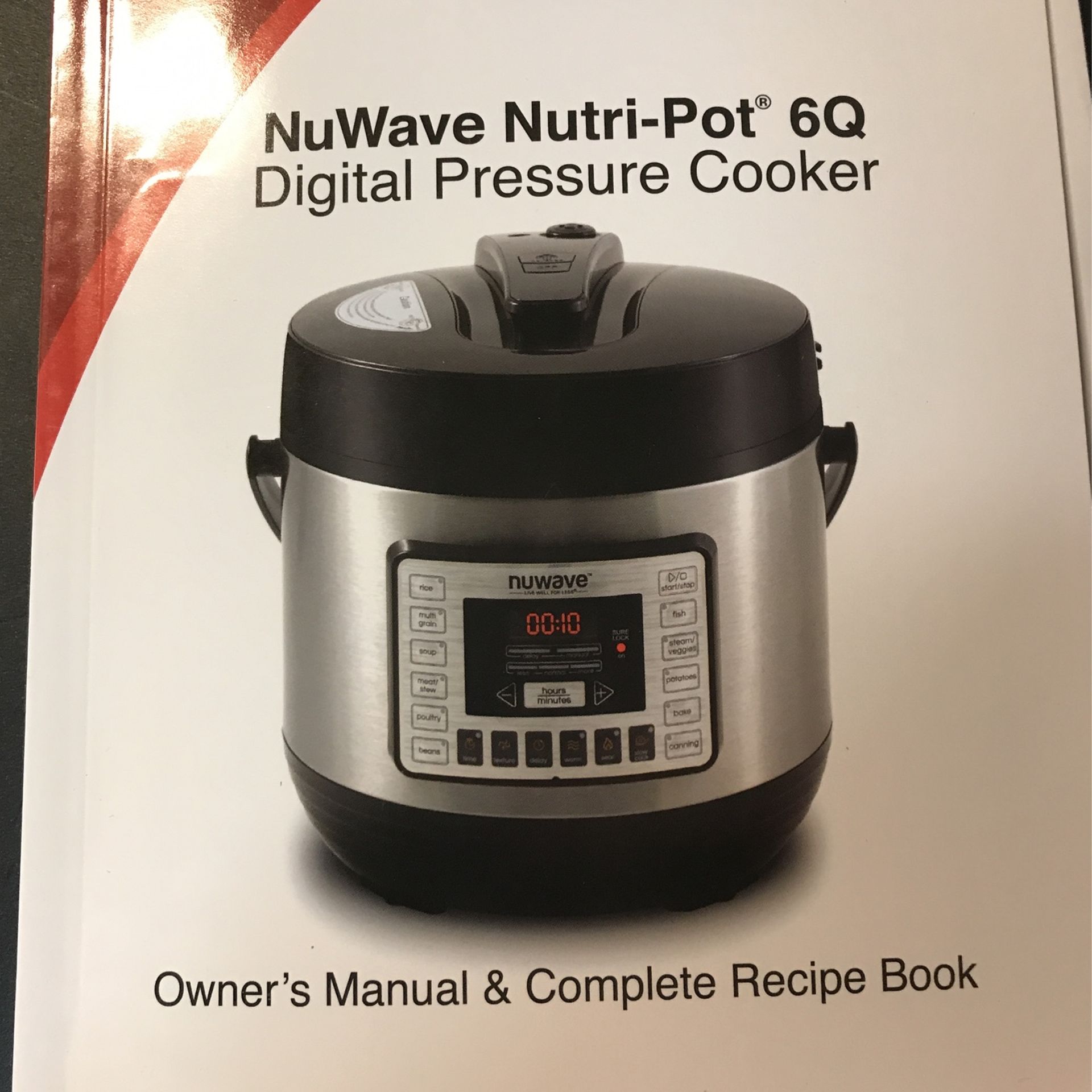 NuWave 6Qt Pressure Cooker & Induction Cooktop