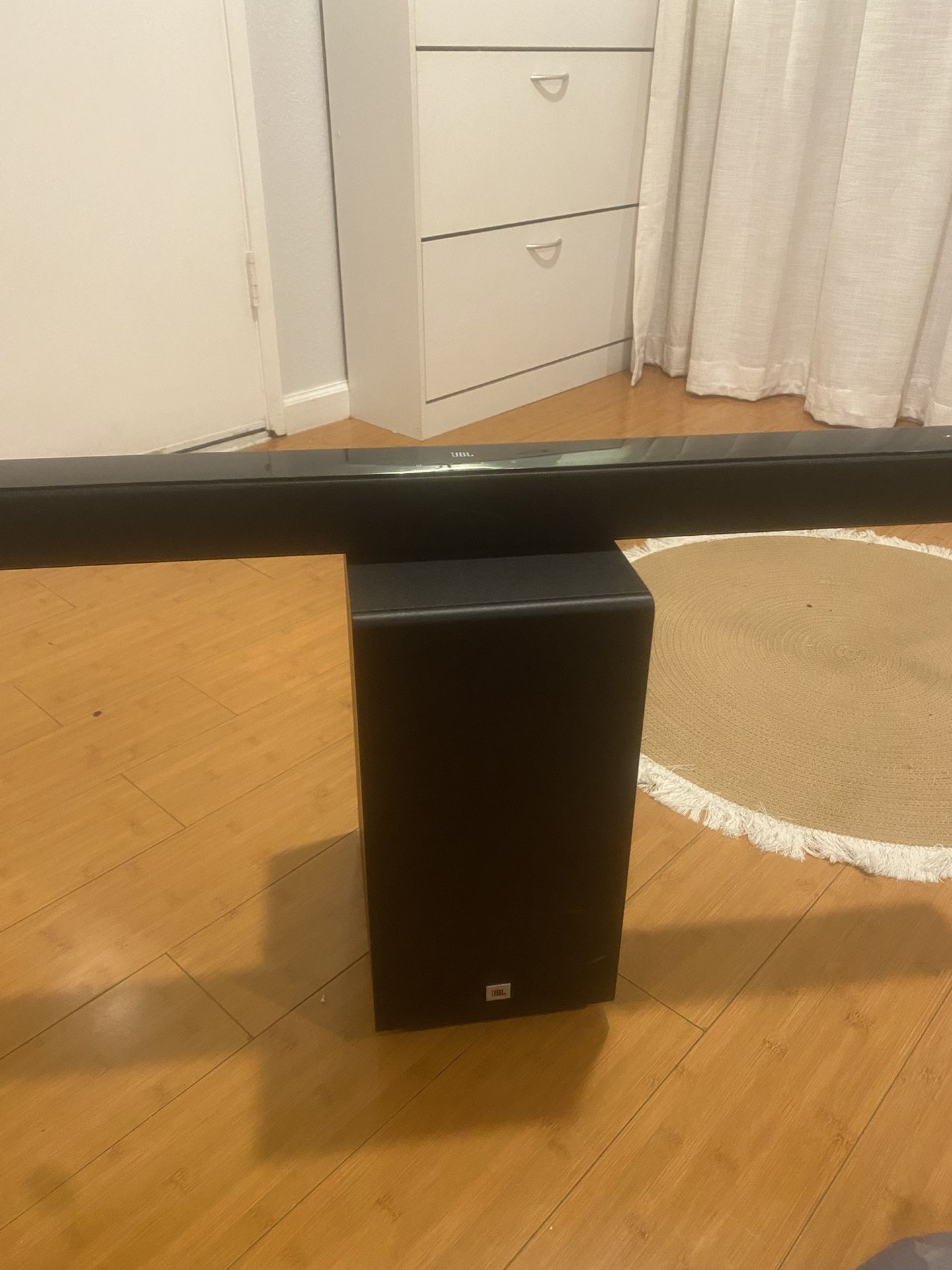 JBL Soundbar and Subwoofer