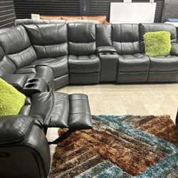 Madrid Gray Sectional 