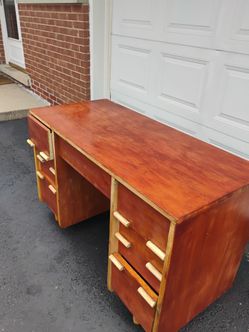 Vintage wooden desk