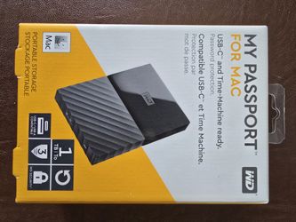 Portable External Hard Drive MAC 1TB