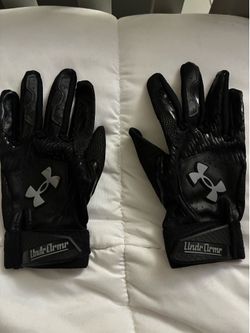Under Armour Baseball Batting Gloves Black Size Youth Medium