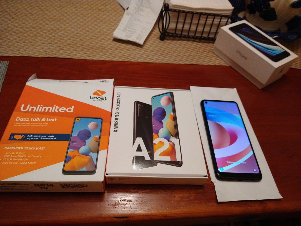 ❤️ Samsung galaxy a21 🔥 Boost Mobile only new never used 32 gbs