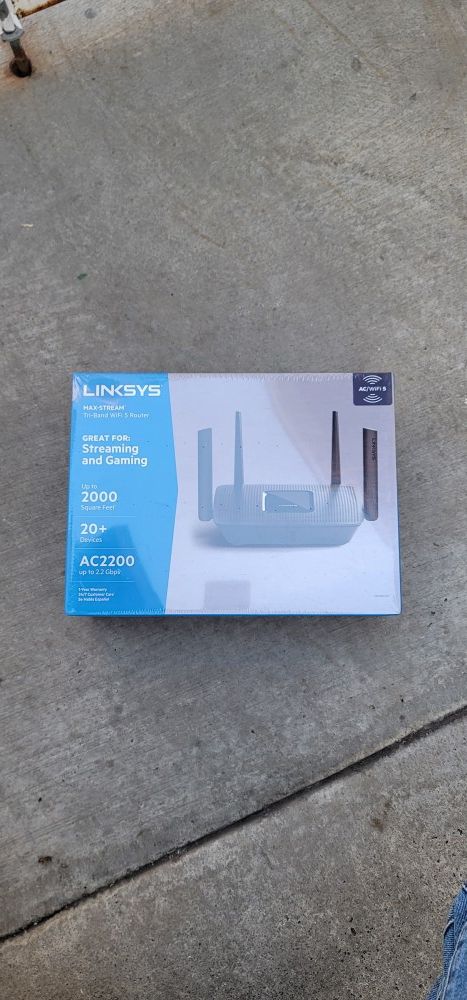 Linksys Ac2200 Wifi 5 NEW NEW NEW $70 FIRM