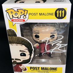 POST MALONE SIGNED FUNKO 111 PSA/DNA