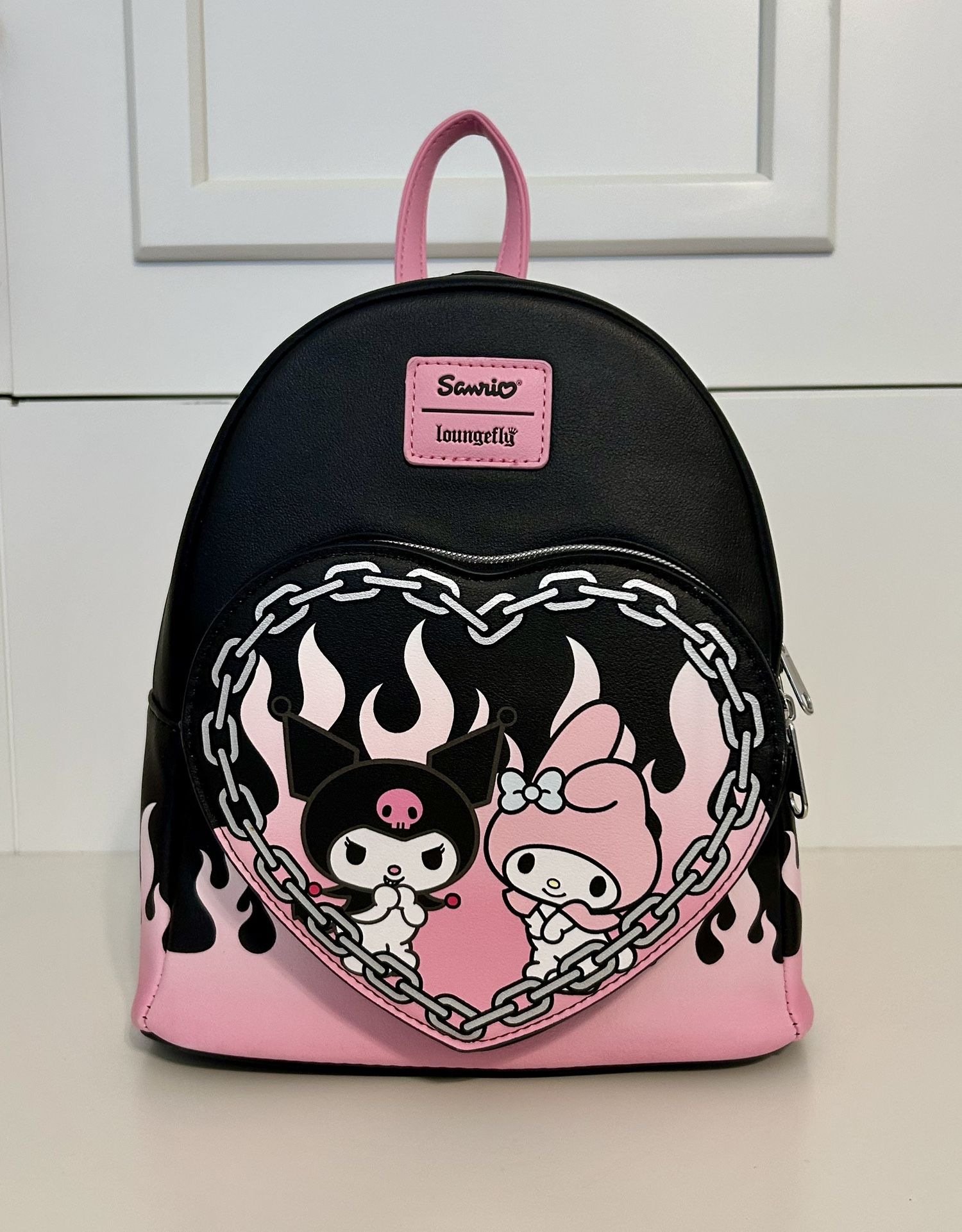 Loungefly Sanrio My Melody & Kuromi Flame Mini Backpack