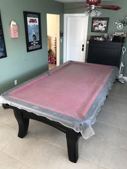 Lightly Used Berner 8ft “South Beach” Pool Table - PRICE DROP!!! for Sale  in Miami Gardens, FL - OfferUp