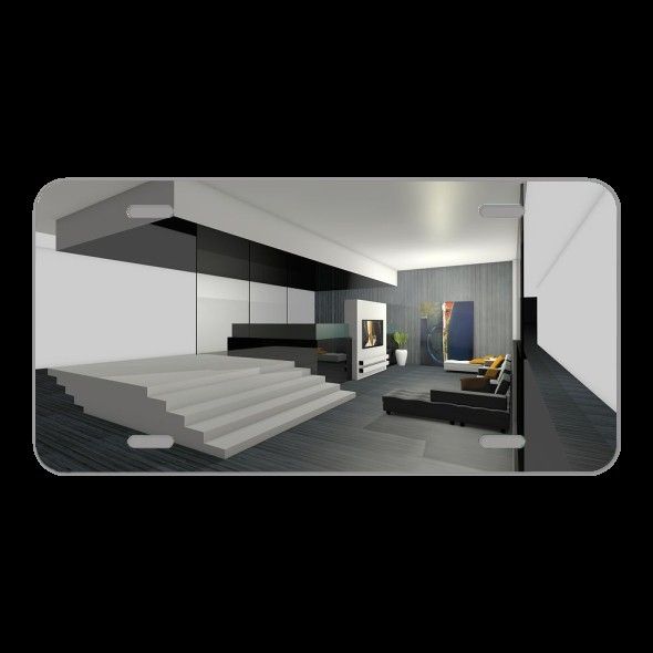 License Plate Novelty Car Front Living Room Spatial Apartment Graphic