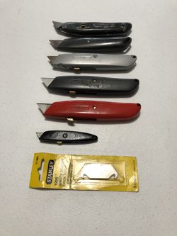 6 Utility Knives & Hook Blades 